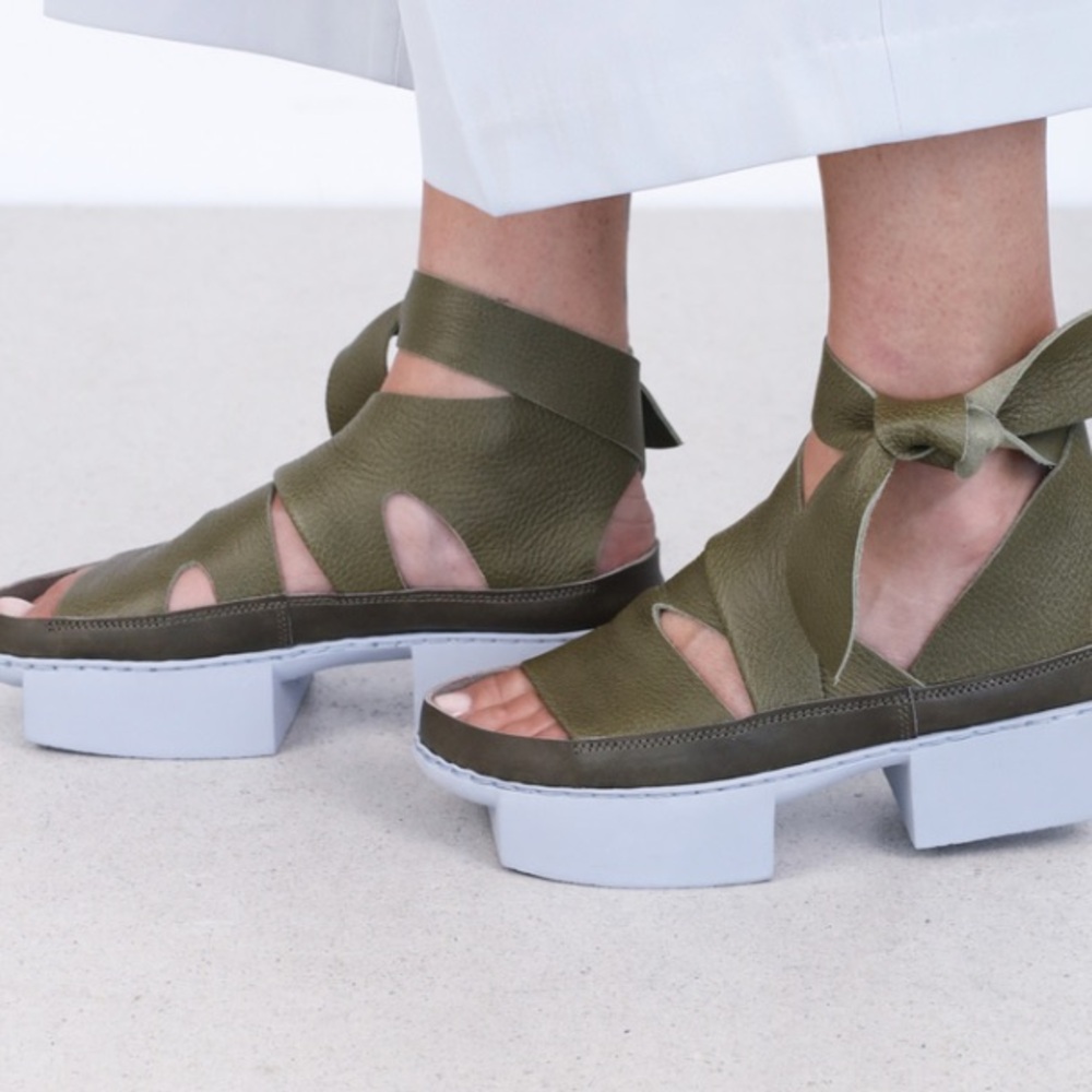 Trippen Montsera Lilac Sandals Size 37 NEW